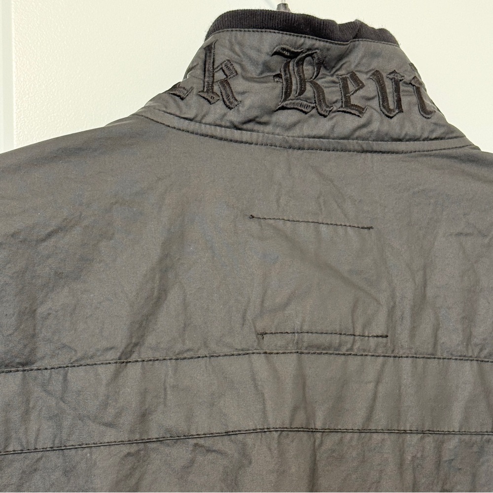 Rock Revival XXL Black Military Gothic Jacket Fleur De Lis 100% Proceeds Donated - Picture 9 of 16